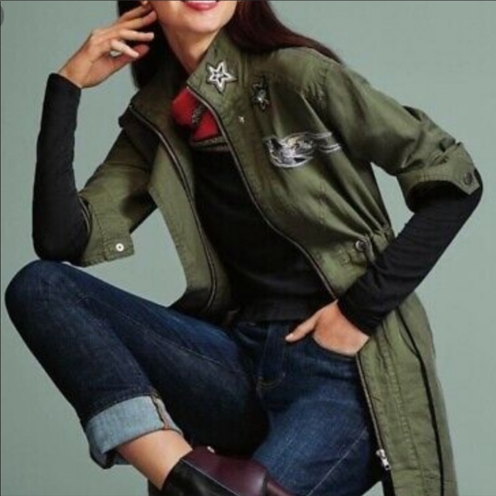 CAbi Hanson Anorak Military Jacket S #3371